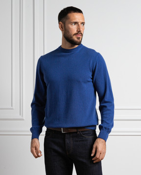 Cashmere&Whiskey Blue cashmere jumper 352N
