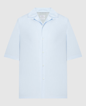 Brunello Cucinelli Blue straight cut shirt MM6340615