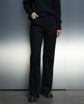 JOSEPH Draycott jeans with belt in black JF006799
