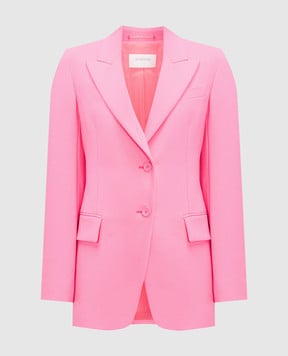 Max Mara Sportmax Zerma pink wool jacket ZERMAT