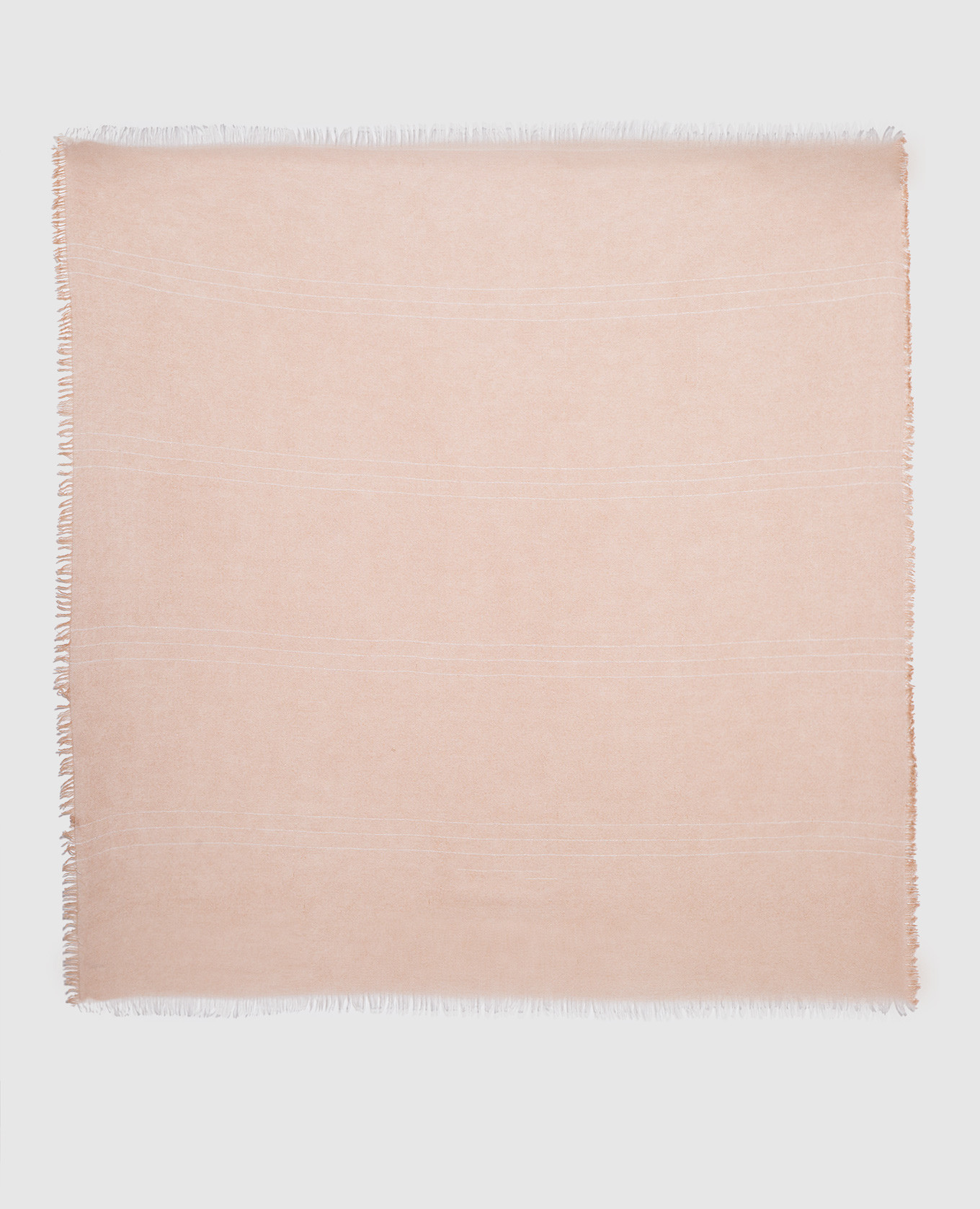 

Beige scarf made of wool with lurex Peserico