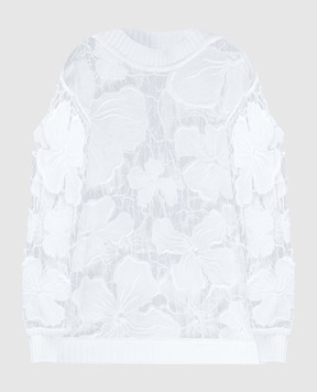 Dondup White openwork sweater DT321M00922DXXX