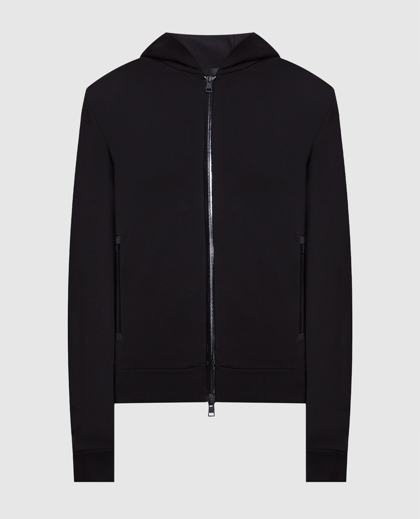 Black sports jacket with a logo moncler