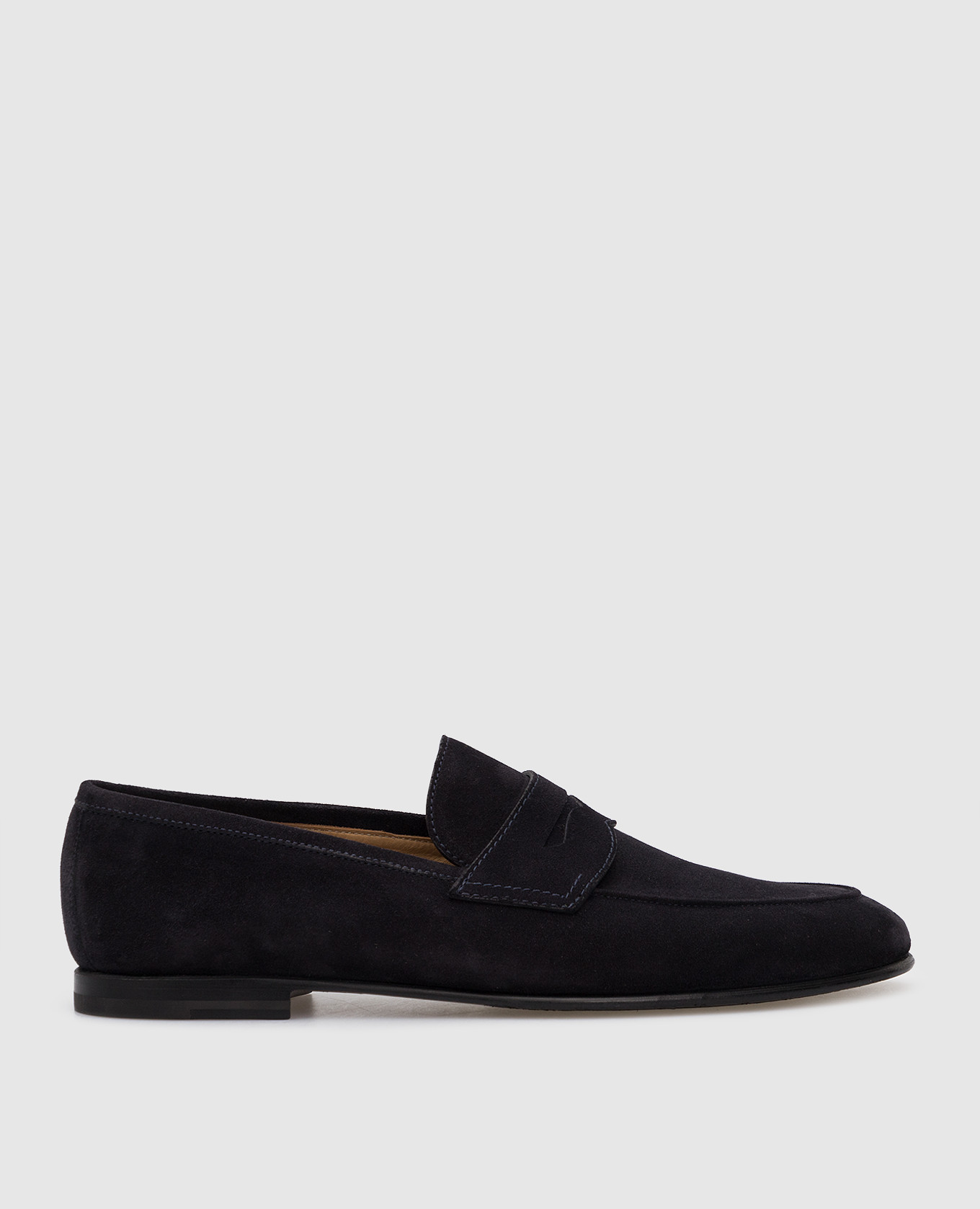 Navy suede loafers changeclear barrett