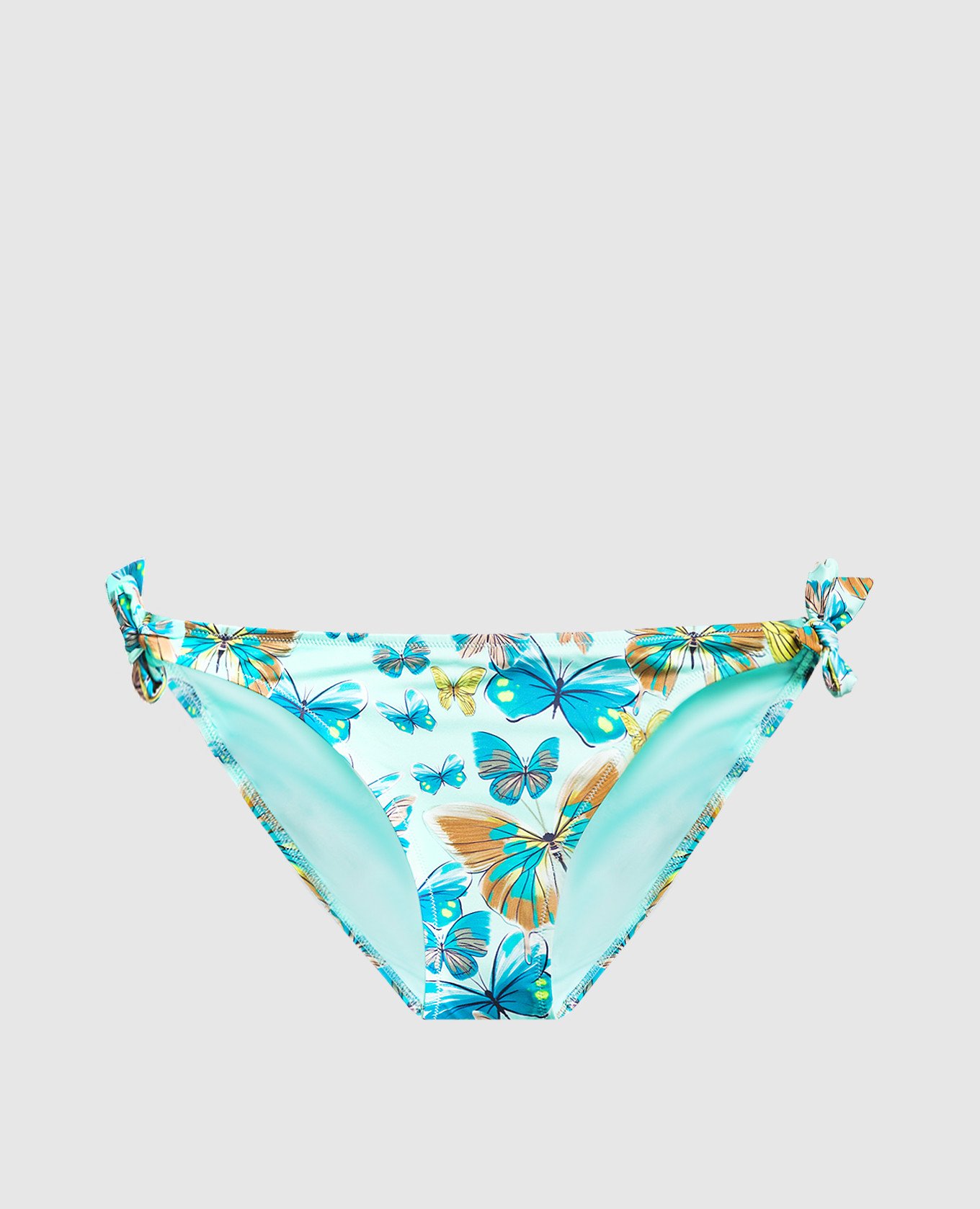 Blue panties from the flamme swimsuit in a print vilebrequin