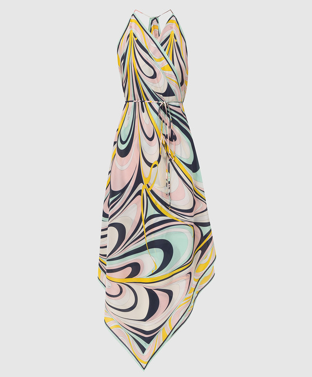 EMILIO PUCCI Silk dress in Onde print 2EWH102E840 buy with Czech Republic delivery at Symbol