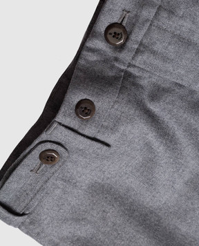 Stefano Ricci Children's gray pants made of wool Y1T0900000W610