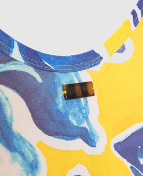 Vilebrequin Lavida yellow swimsuit in a print LAVH3H07