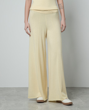 LISA YANG Ilaria yellow cashmere pants 2024106
