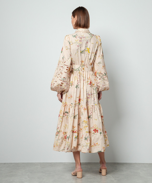 bytimo shirt dress Floral Midi Shirt Dress