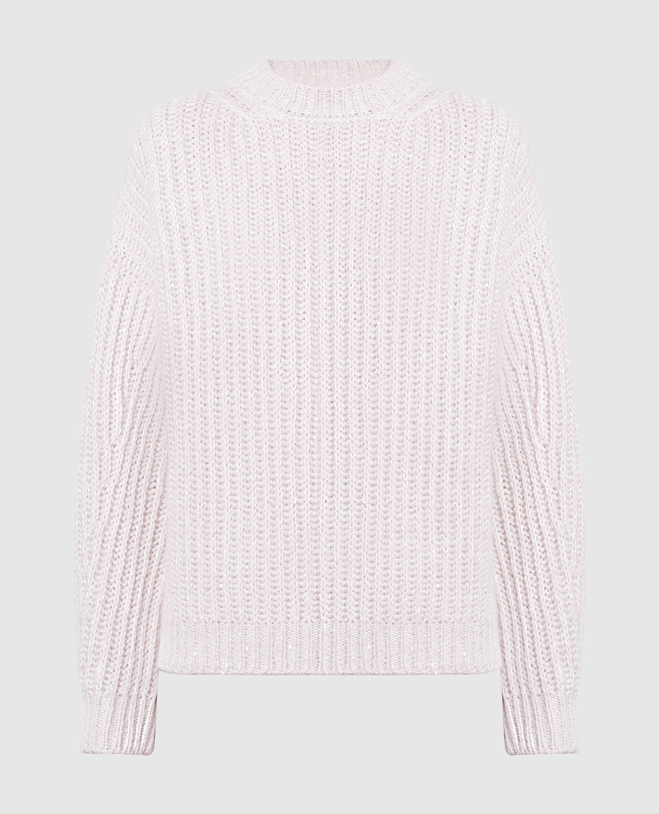 

Beige sweater with sequins Peserico, Бежевый