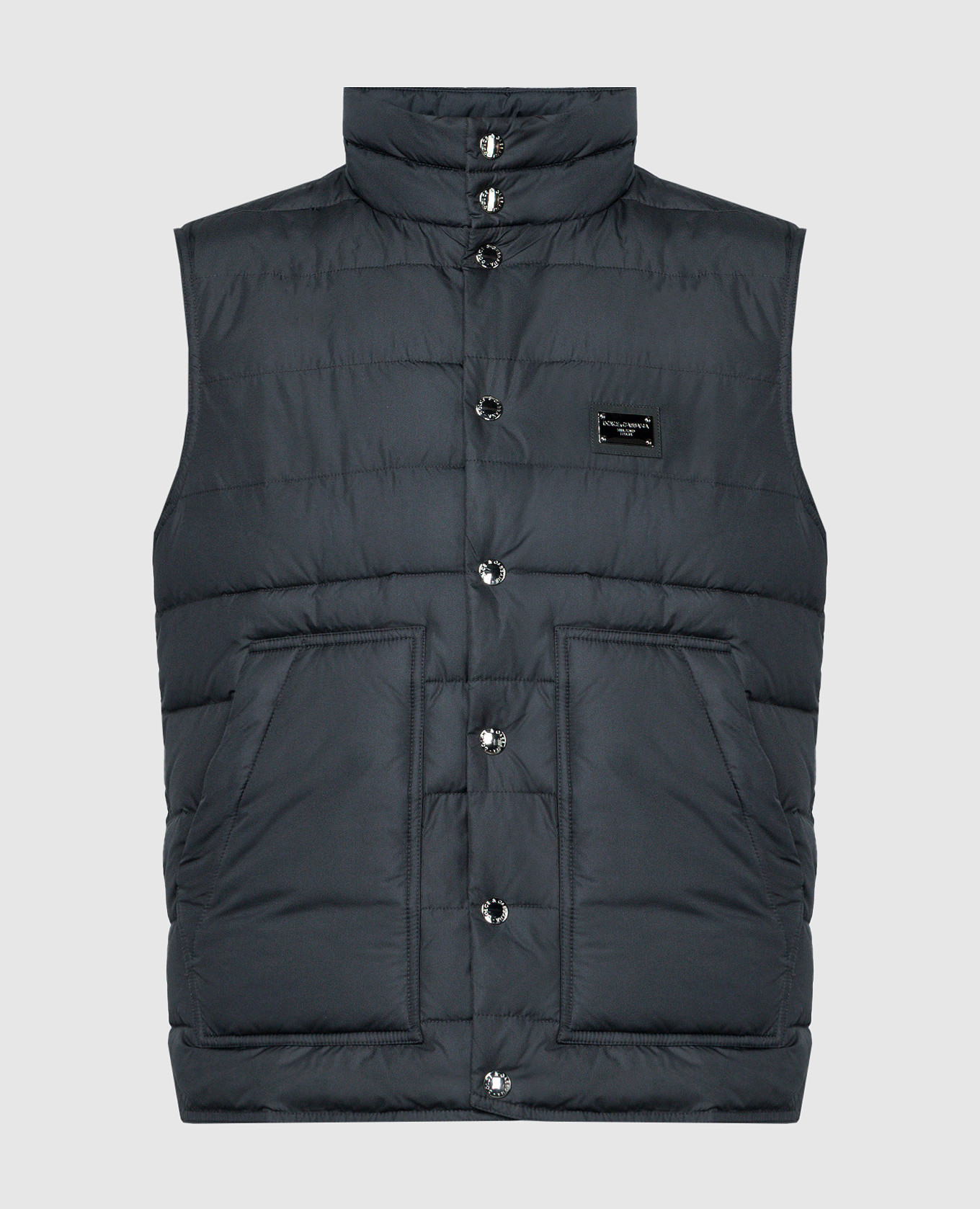 

Black vest with logo patch Dolce&Gabbana