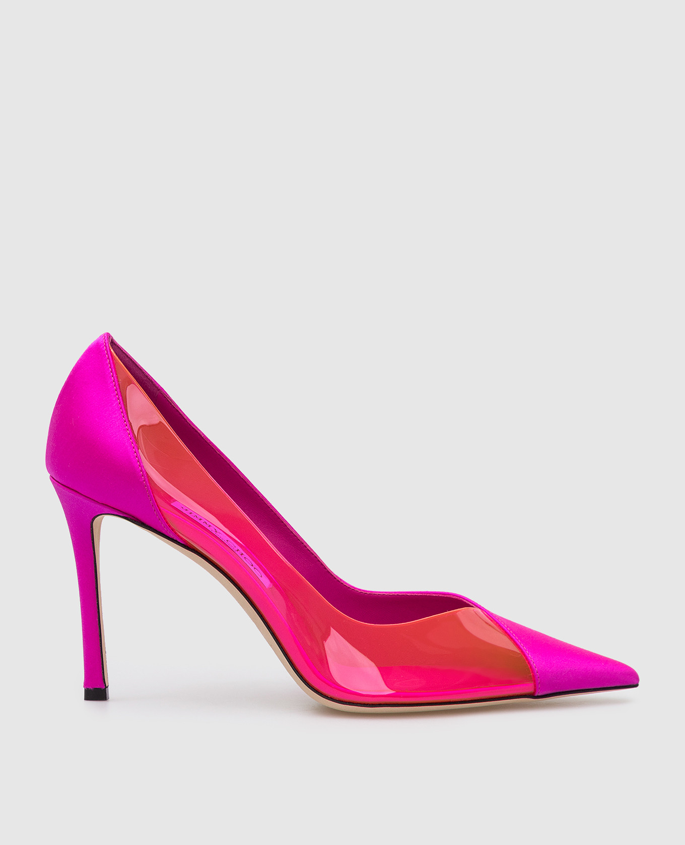 シューズ・サンダルその他 JIMMY CHOO Woman High heel shoes Fuchsia GIAN140SAT FUCHSIA Jimmy Choo Liu 100 pink fuchsia satin heels NWT size 36.5 | eBay