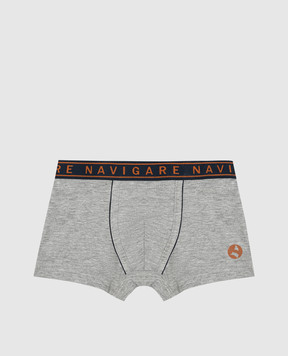 RiminiVeste Navigare children's gray boxer briefs B2950ZB