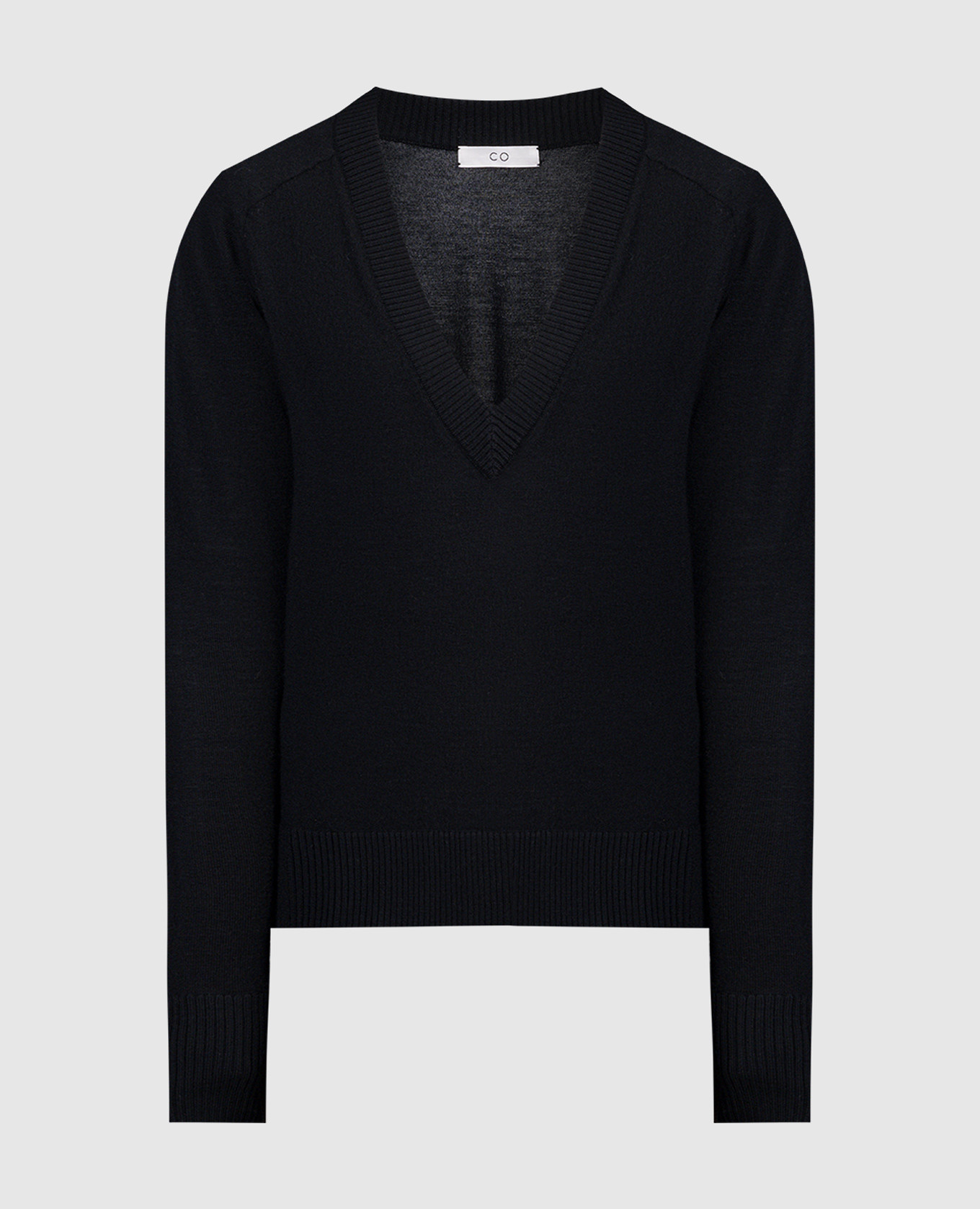 Black cashmere pullover CO