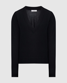 CO Black cashmere pullover 7993LCM