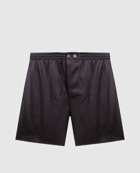 Zimmerli Black silk boxer briefs 600075134