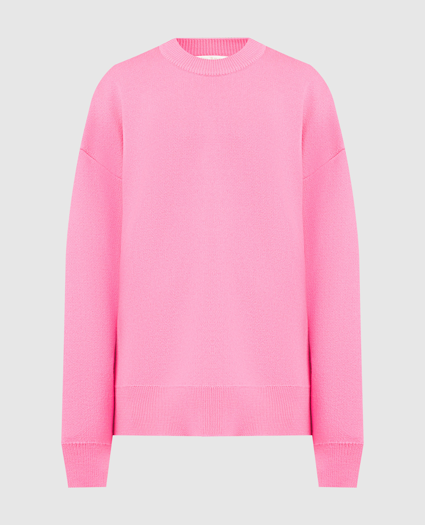 

Pink sweater made of wool in the PALM pattern Palm Angels, Розовый