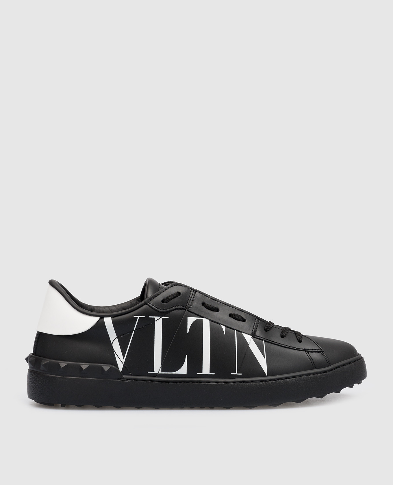 

Black leather sneakers VLTN Valentino, Черный