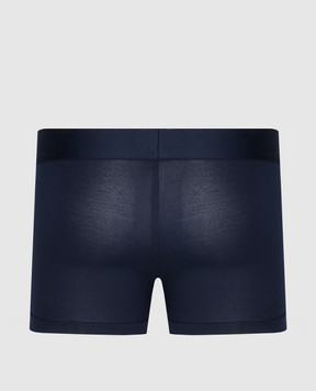 Zimmerli Pureness blue logo boxer briefs 7001343