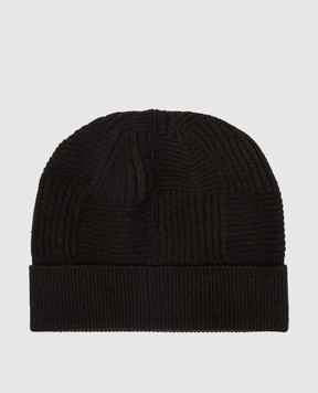 Bottega Veneta Brown wool and cashmere hat 708689V29M0