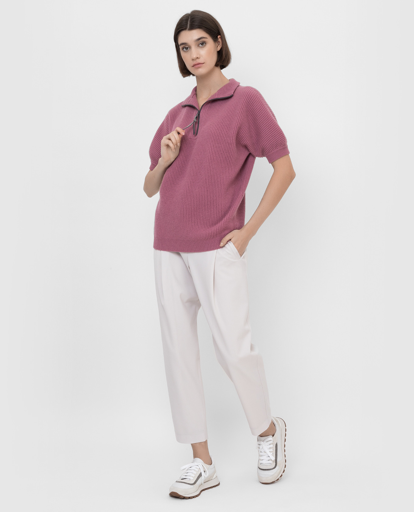 

Light beige wool trousers Brunello Cucinelli
