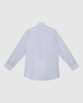 Stefano Ricci Children's white striped shirt YC003191LJ1707