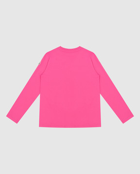 Moncler ENFANT Children's pink longsleeve with logo 8D0000383907810