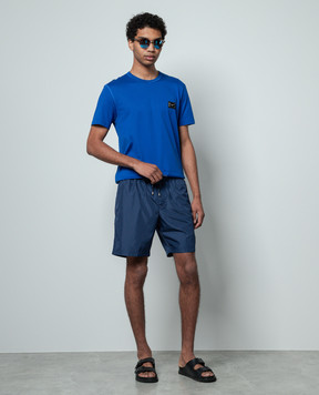 Dolce&Gabbana Blue t-shirt with logo G8PT1TG7F2I