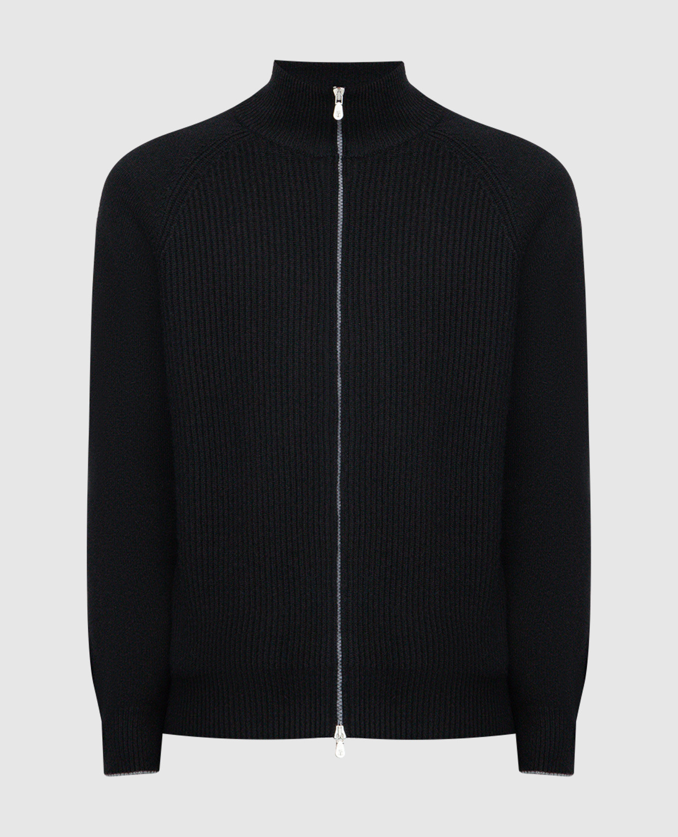 

Black cashmere cardigan Brunello Cucinelli, Черный