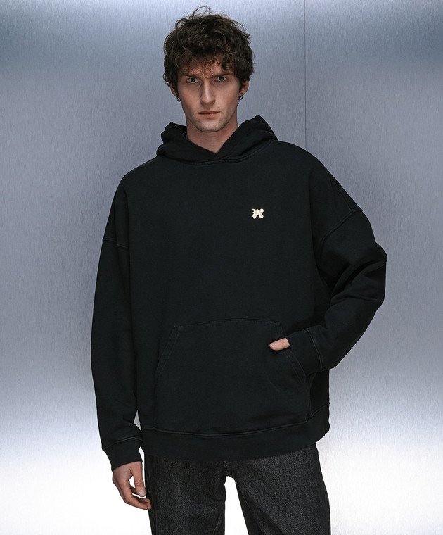 関税込【Palm Angels】FOGGY PA ロゴ フーディー スウェット Palm Angels Foggy logo-print Hoodie | White | FARFETCH