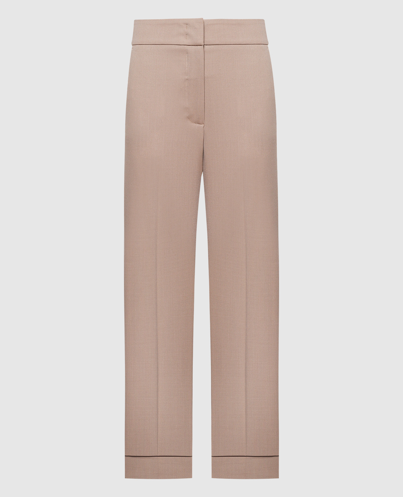

Beige pants with a lapel Peserico