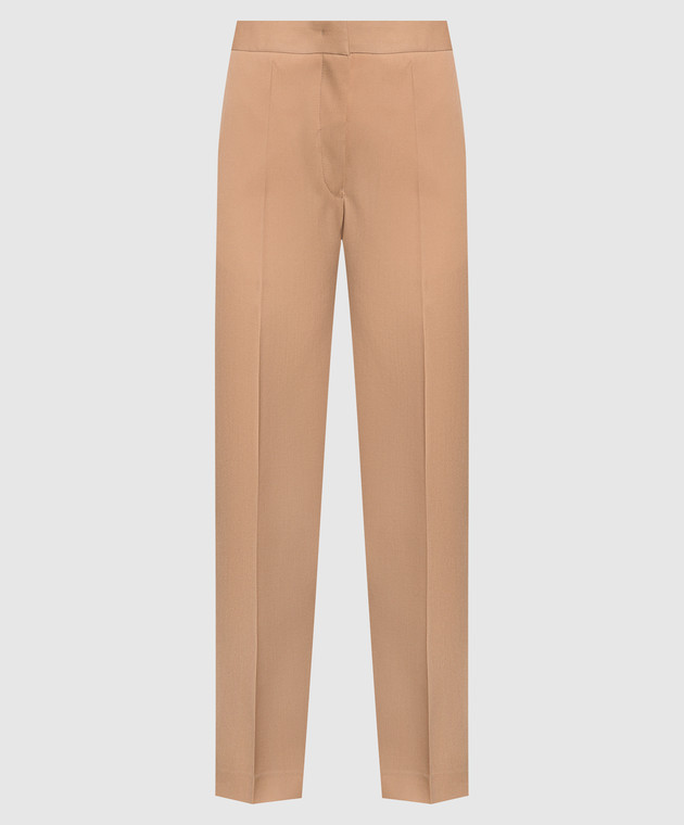Jil Sander - Light brown wool trousers J02KA0008J40003