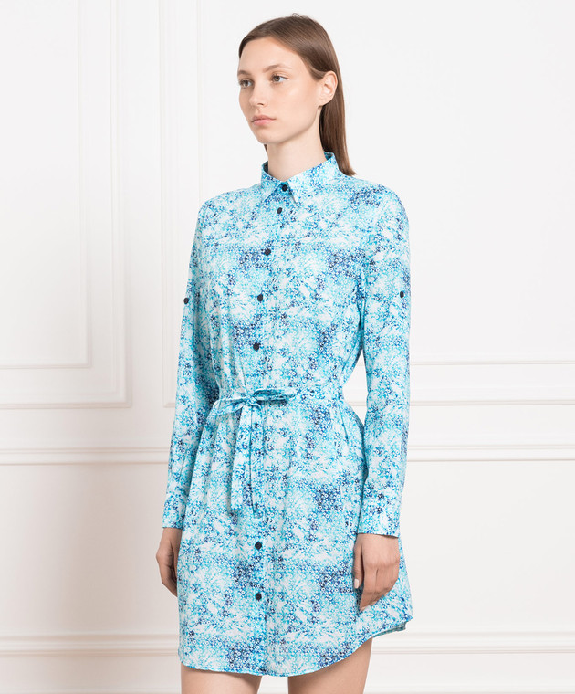 Vilebrequin - Florence blue print shirt dress FNCU3V71