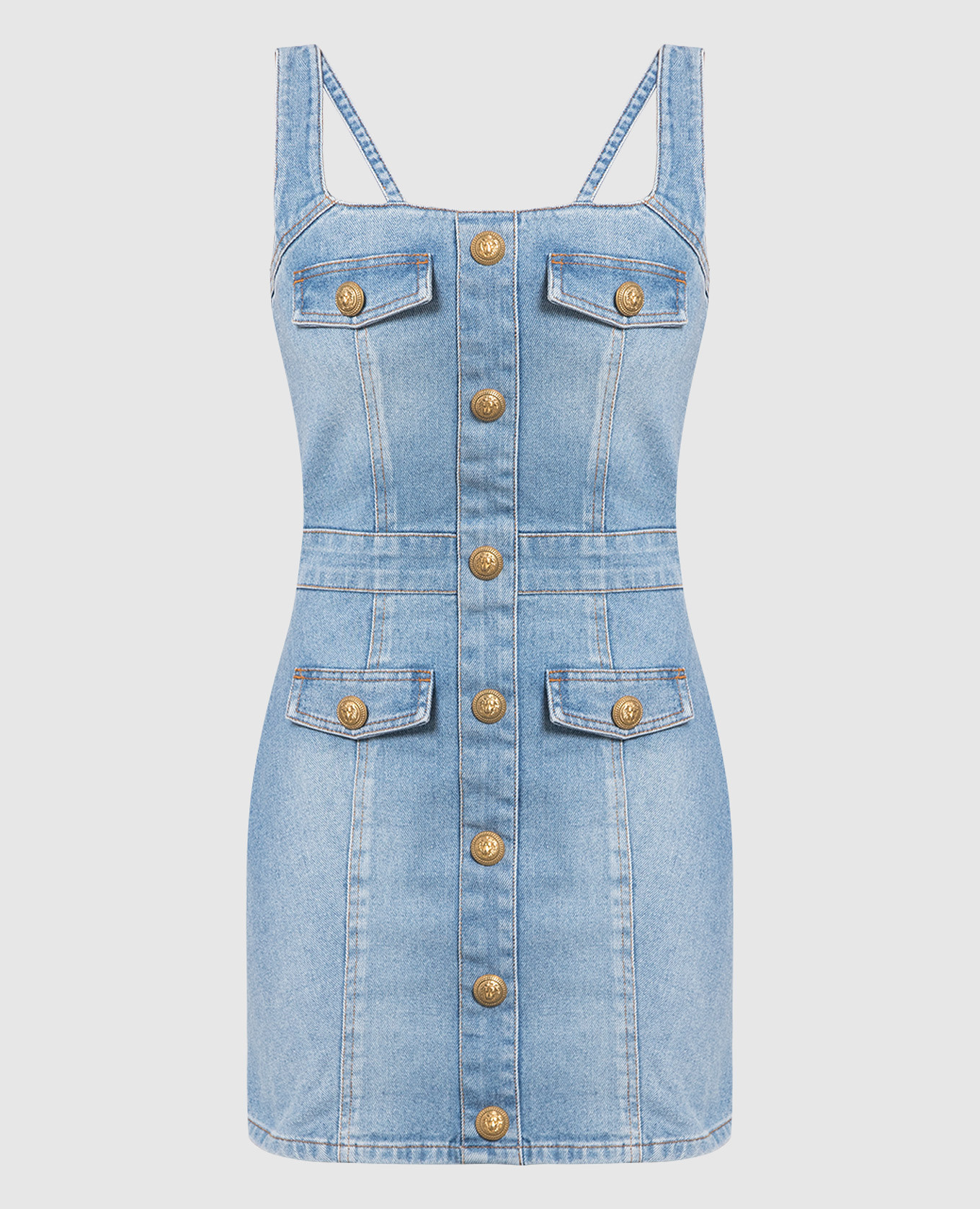 Balmain denim dress best sale