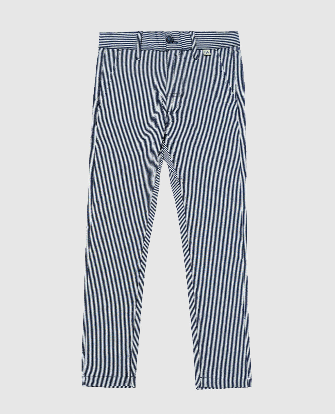 

Children's Gray Vertical Striped Pants Il Gufo, Grey