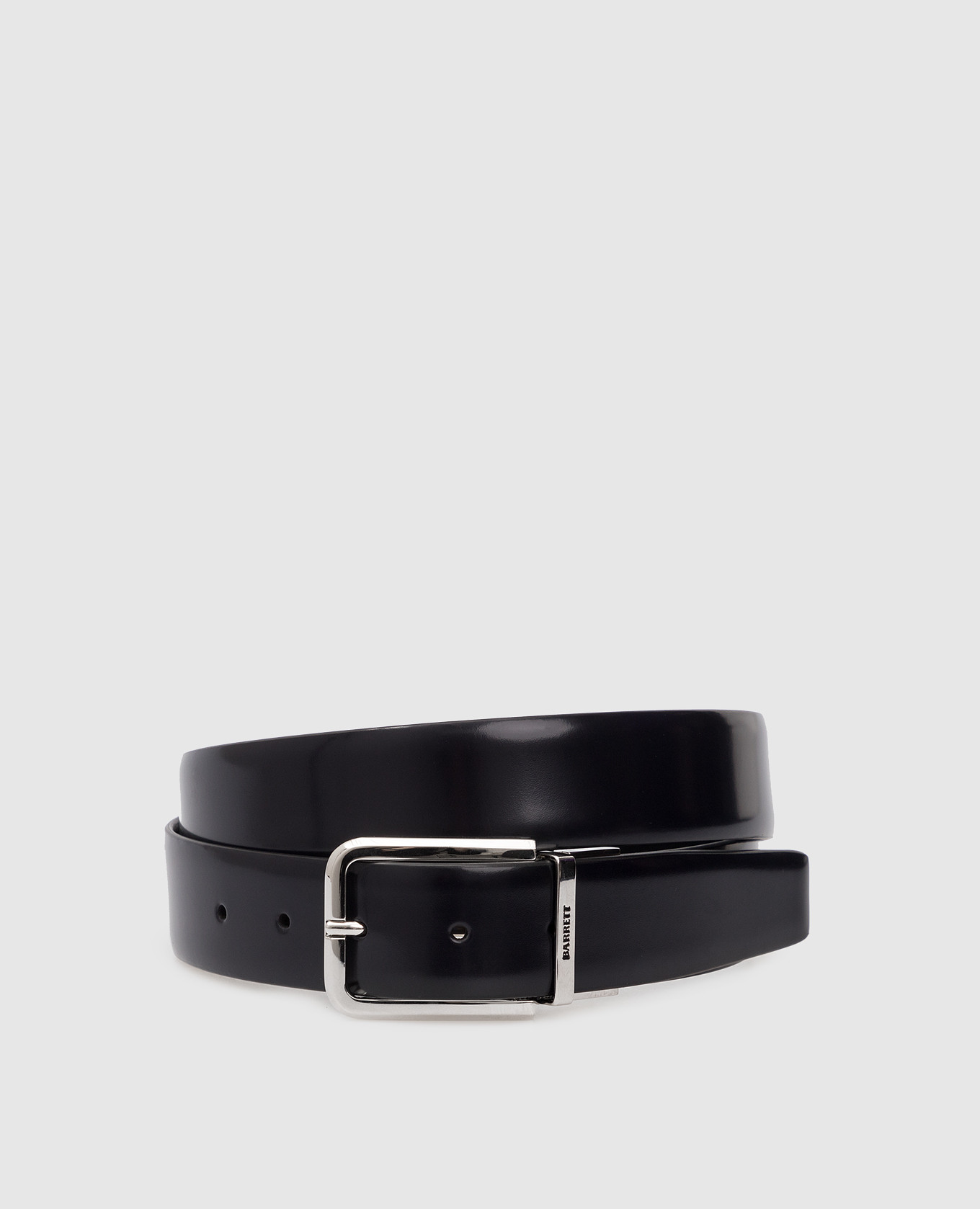Dark blue reversible leather belt barrett