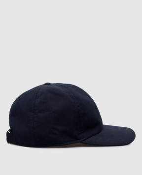 Borsalino Blue Logo Hiker Rain Cap B95174BVAA0019