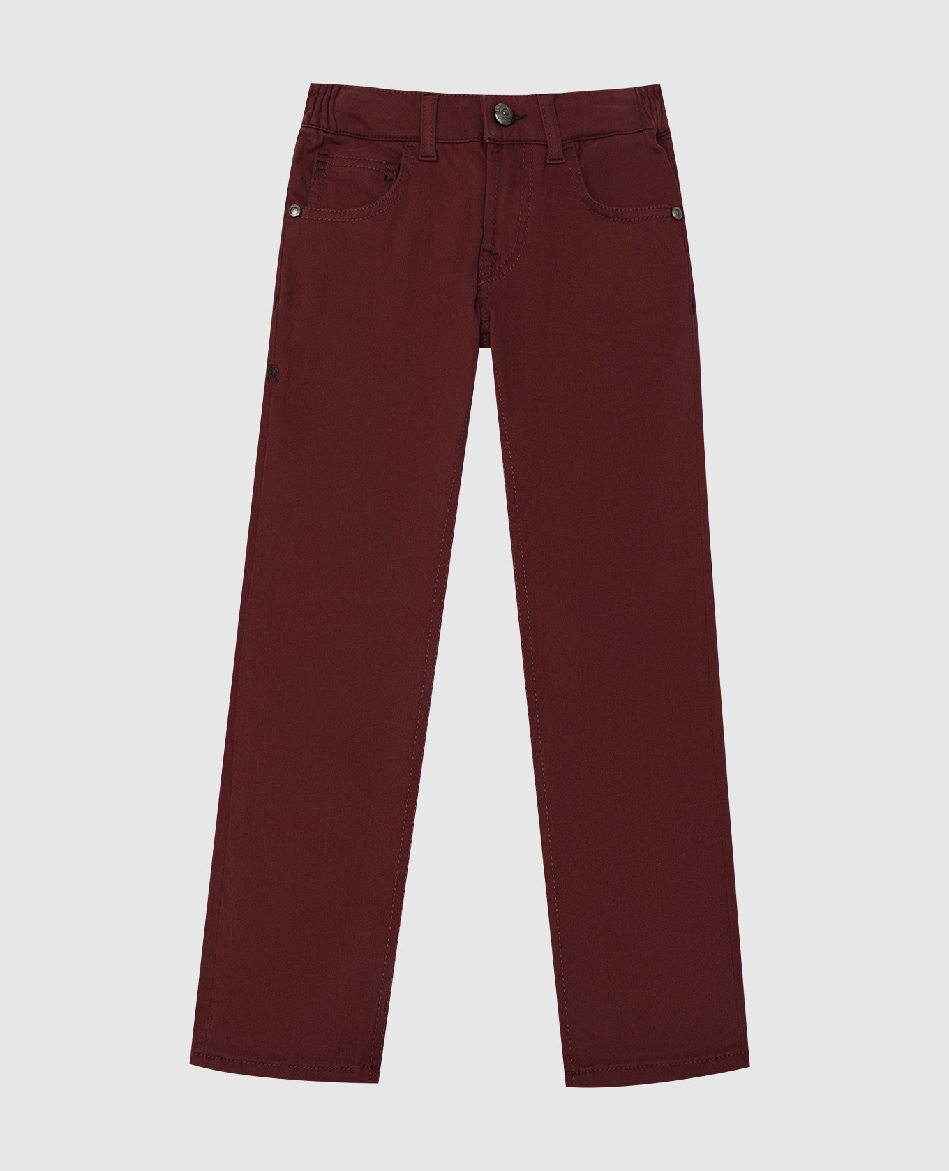 Children's burgundy pants stefano ricci