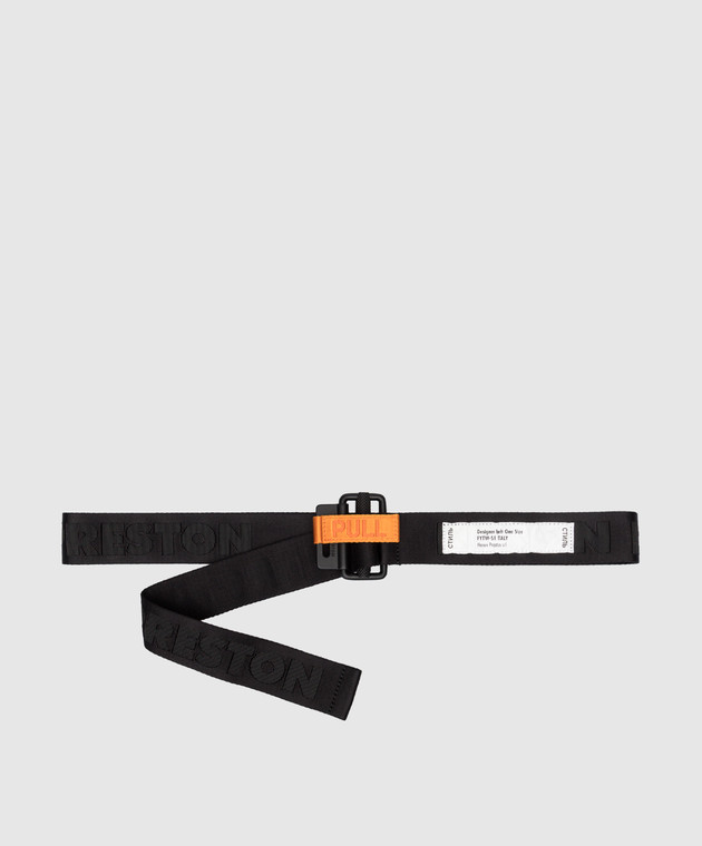 Heron Preston - Black logo belt HMRB005C99FAB001 - shop with