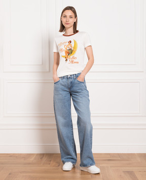 AGOLDE Blue jeans with a distressed effect A91221371