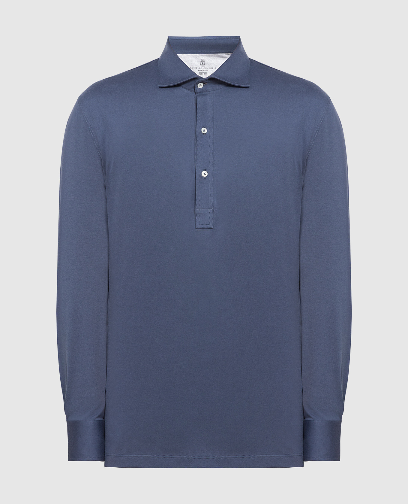 Brunello Cucinelli - Blue polo M0T613914 - shop with European