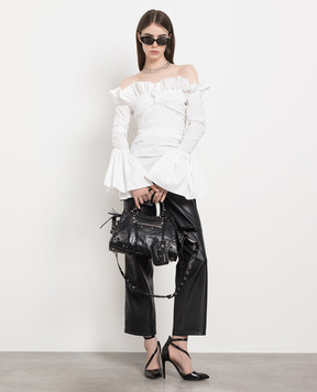 Philosophy di Lorenzo Serafini White blouse with drapery A02250718