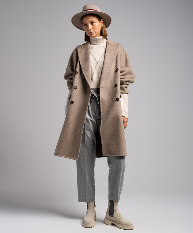 【関税&送料込】Brunello Cucinelli Cappotto Doppiopetto In C Brunello Cucinelli Mid-Weight Cashmere Peacoat – Top Shelf