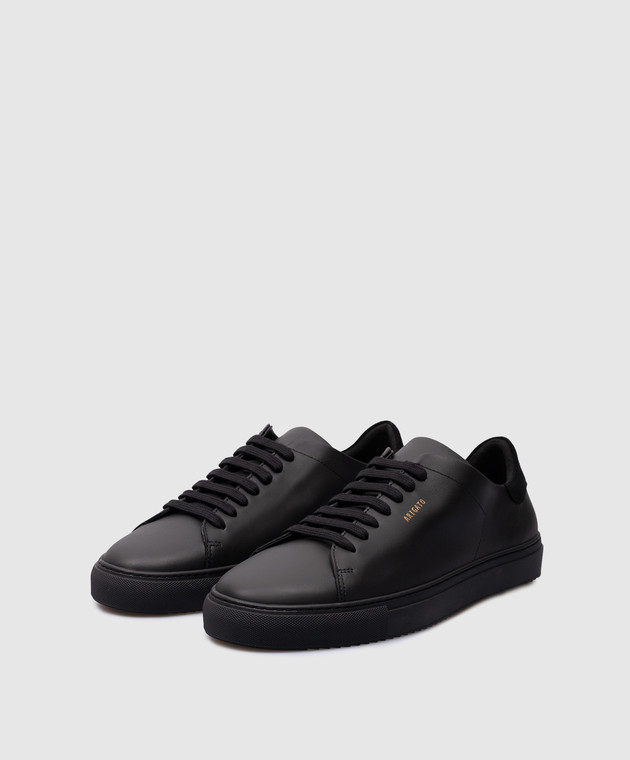 Axel Arigato - Clean 90 logo sneakers in black leather 28116