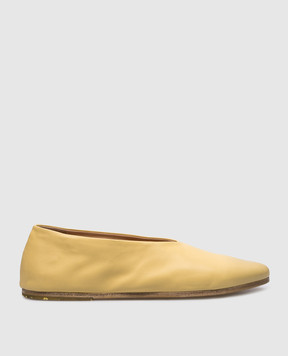 Marsell Yellow leather ballerina shoes MW2105091