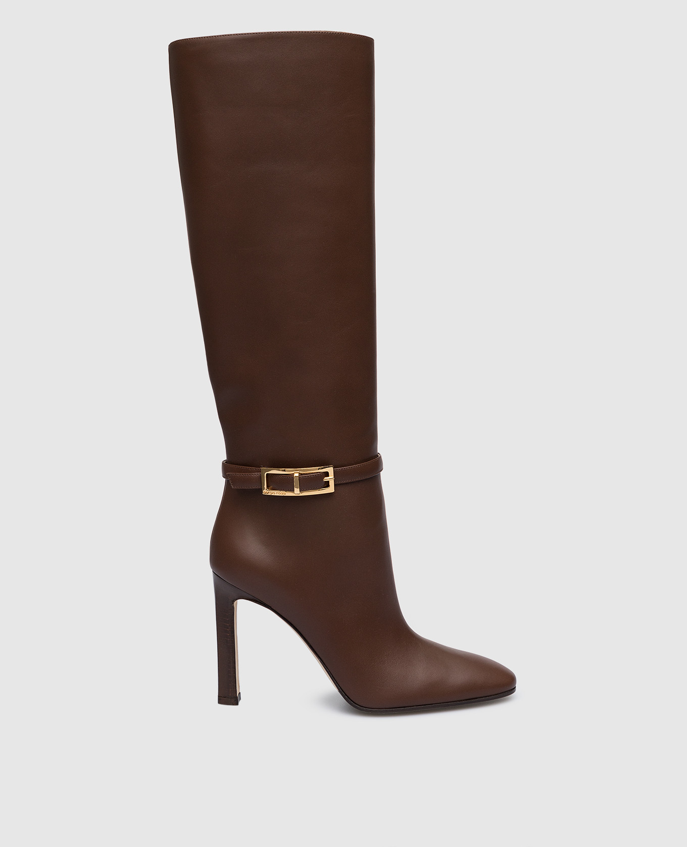 

Nora brown leather boots Sergio Rossi, Коричневый