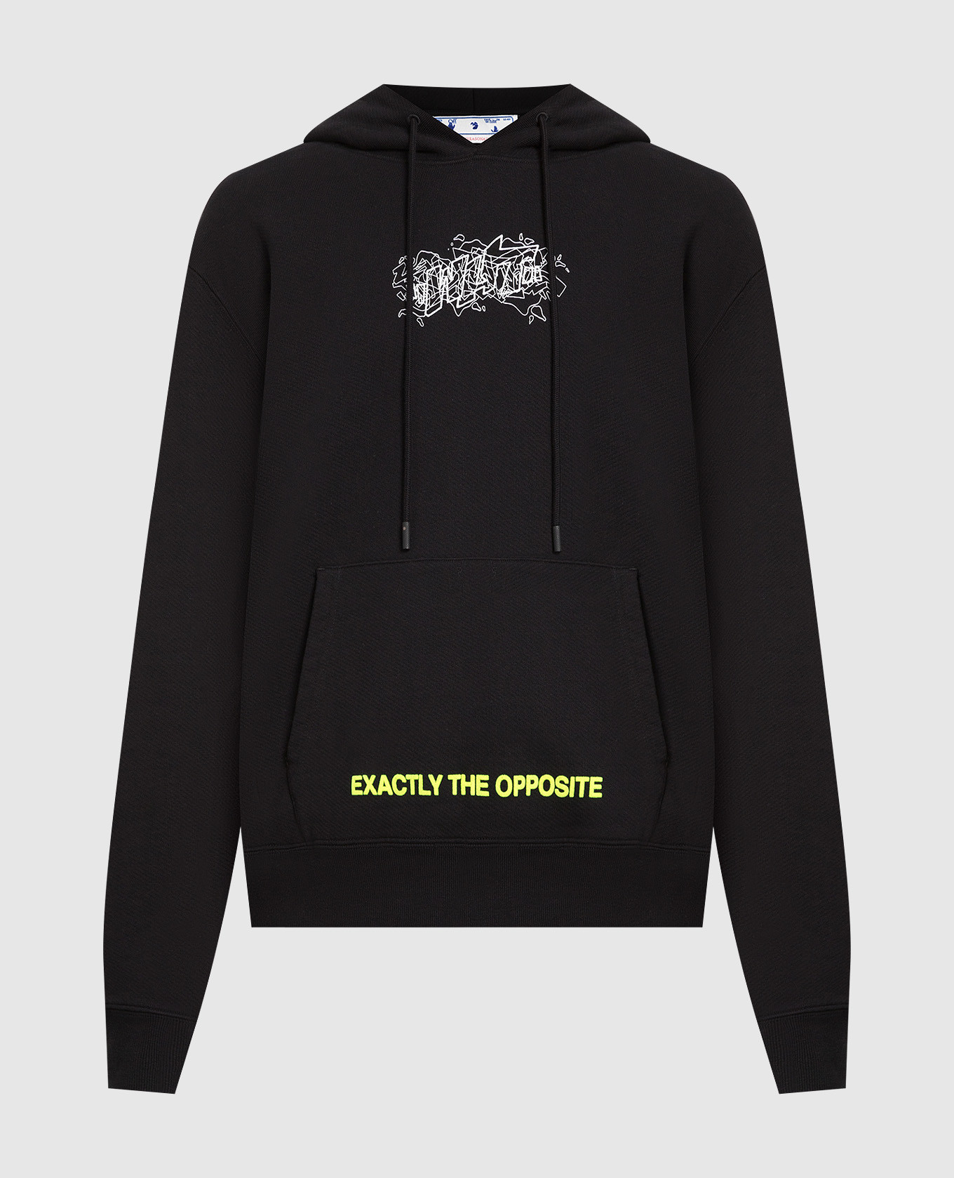 

Black hoodie with embroidery Off-White