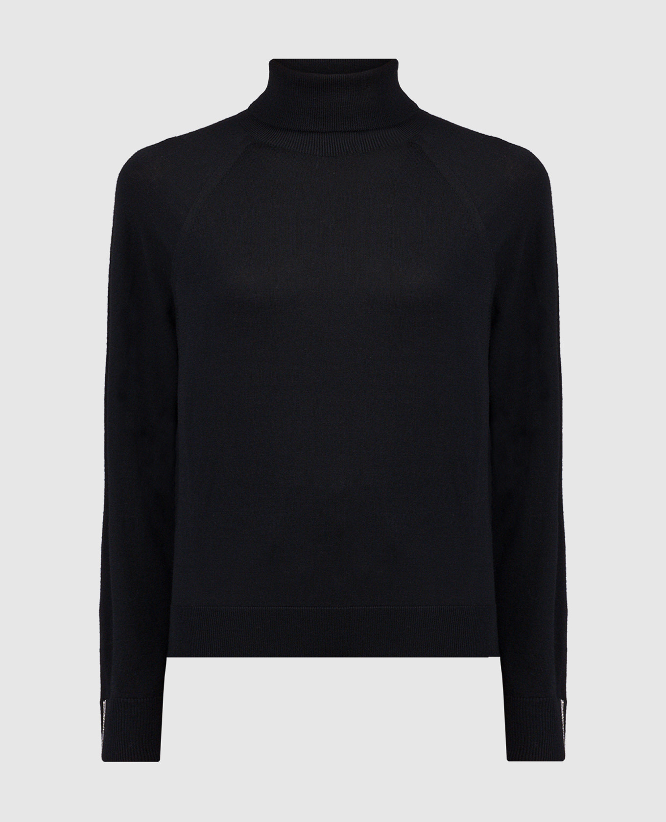 

Black wool golf with monil chain Peserico