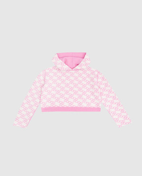 Fendi Reversible pink wool hoodie JFG082AG2P7